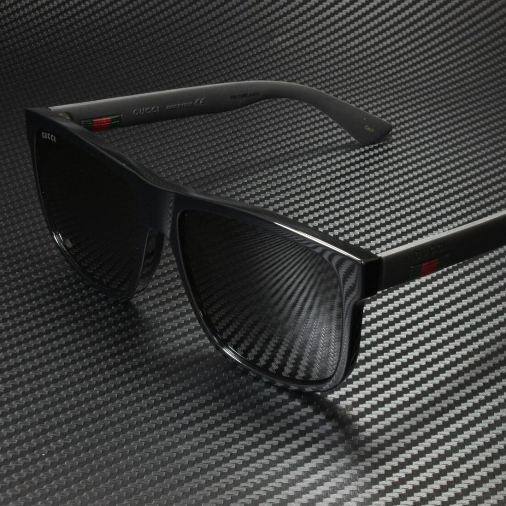 GUCCI BLACK 58MM SUNGLASSES! NEW! SALE! - Picture 2 of 4